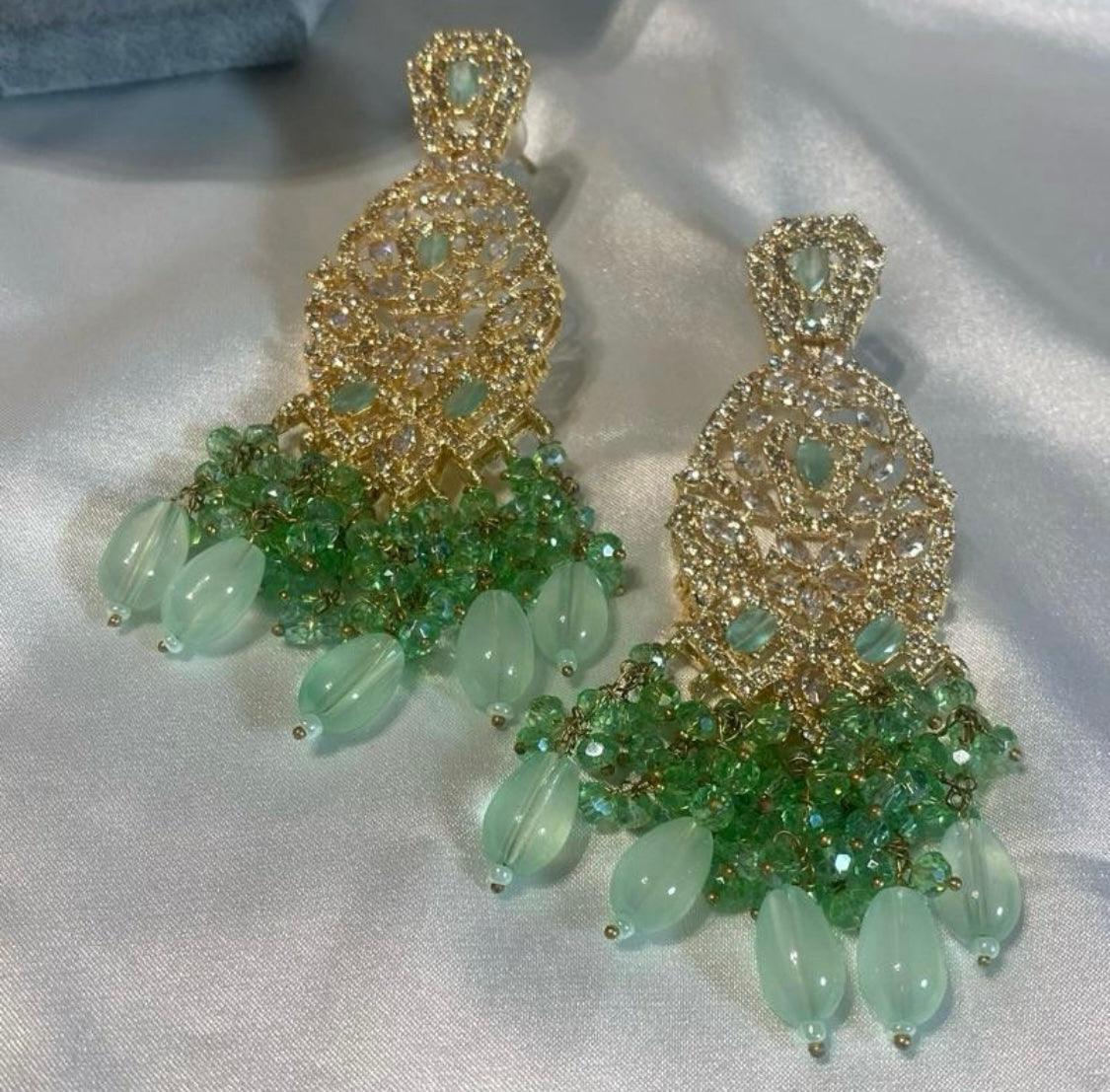 Bridal/Wedding Set Mint & Gold