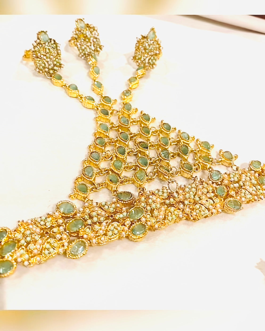 Mint Hand Jewellery 3 Finger