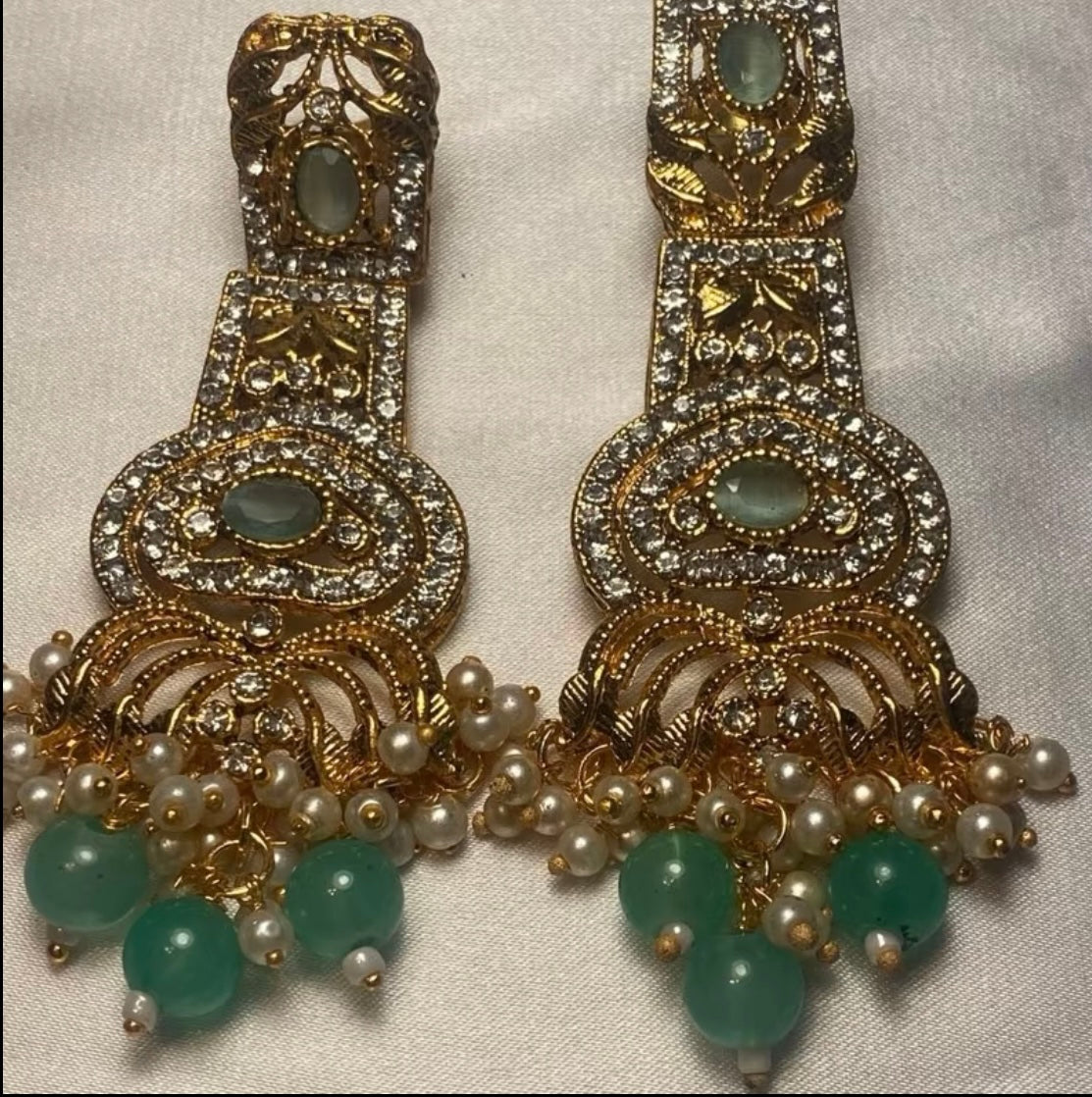 Alia Earrings in Gold Finish