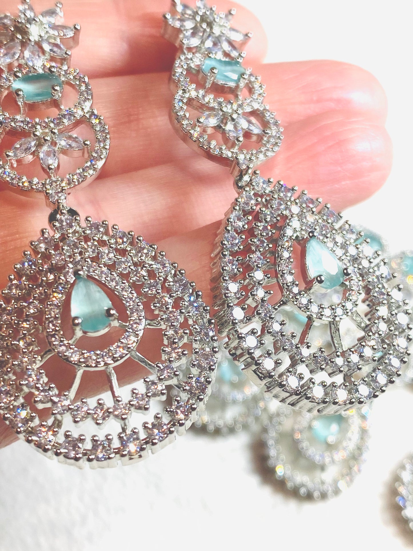 AD Large 3-Piece Set - Mint & Silver