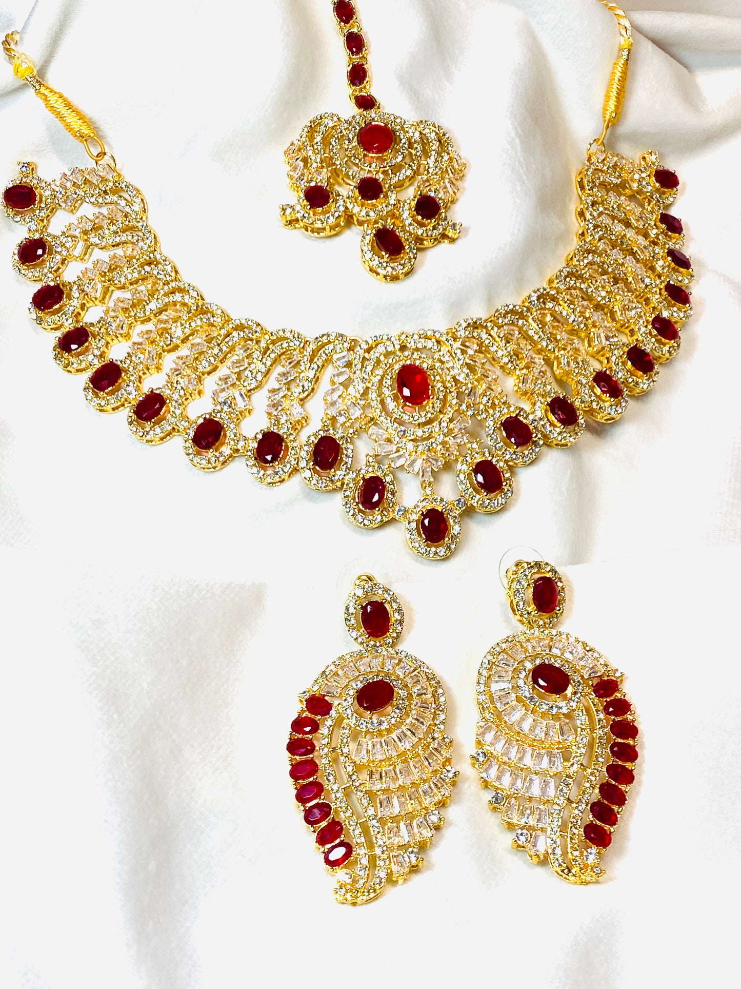 Malika 3 Piece Set Red