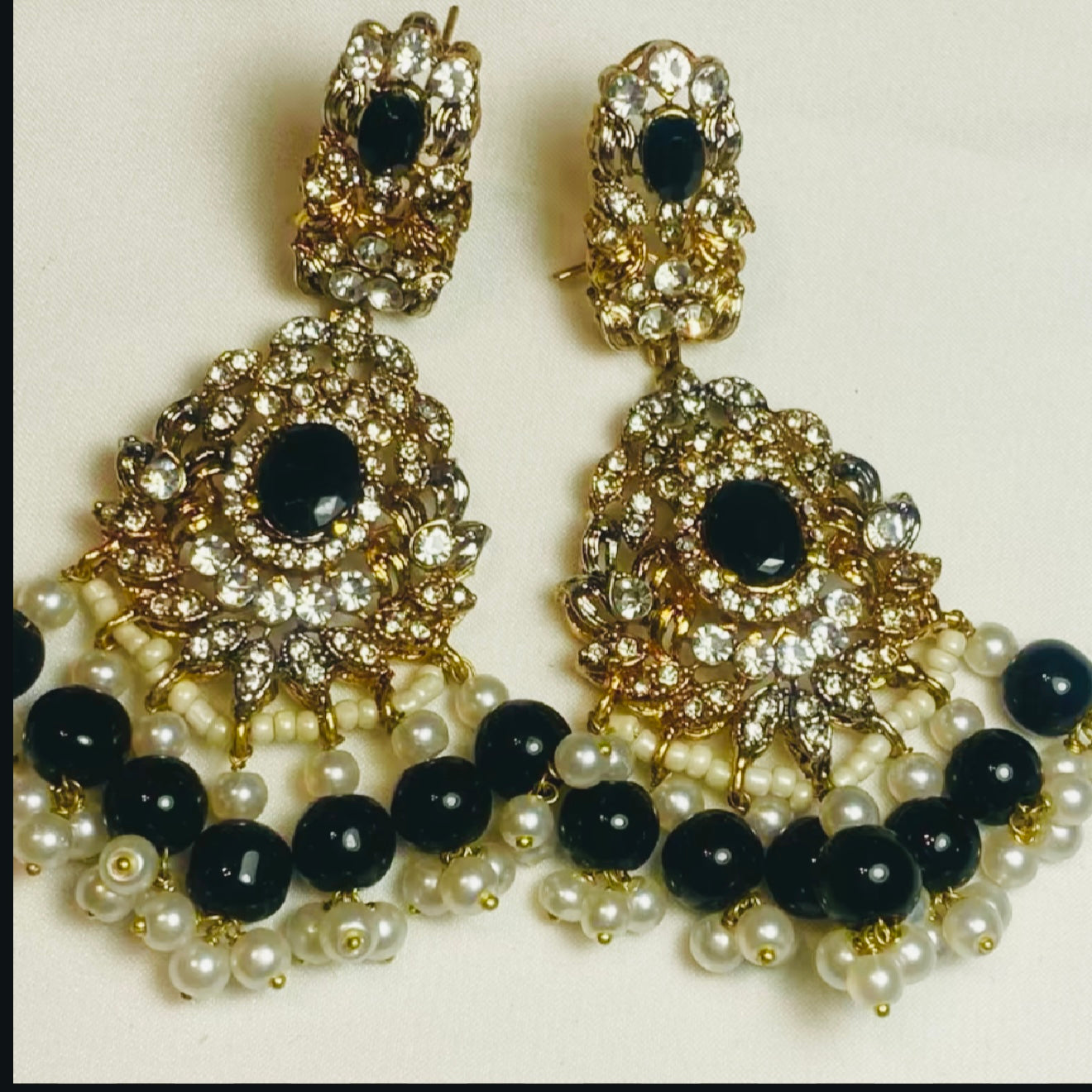 Naz Earrings in Gold Finish