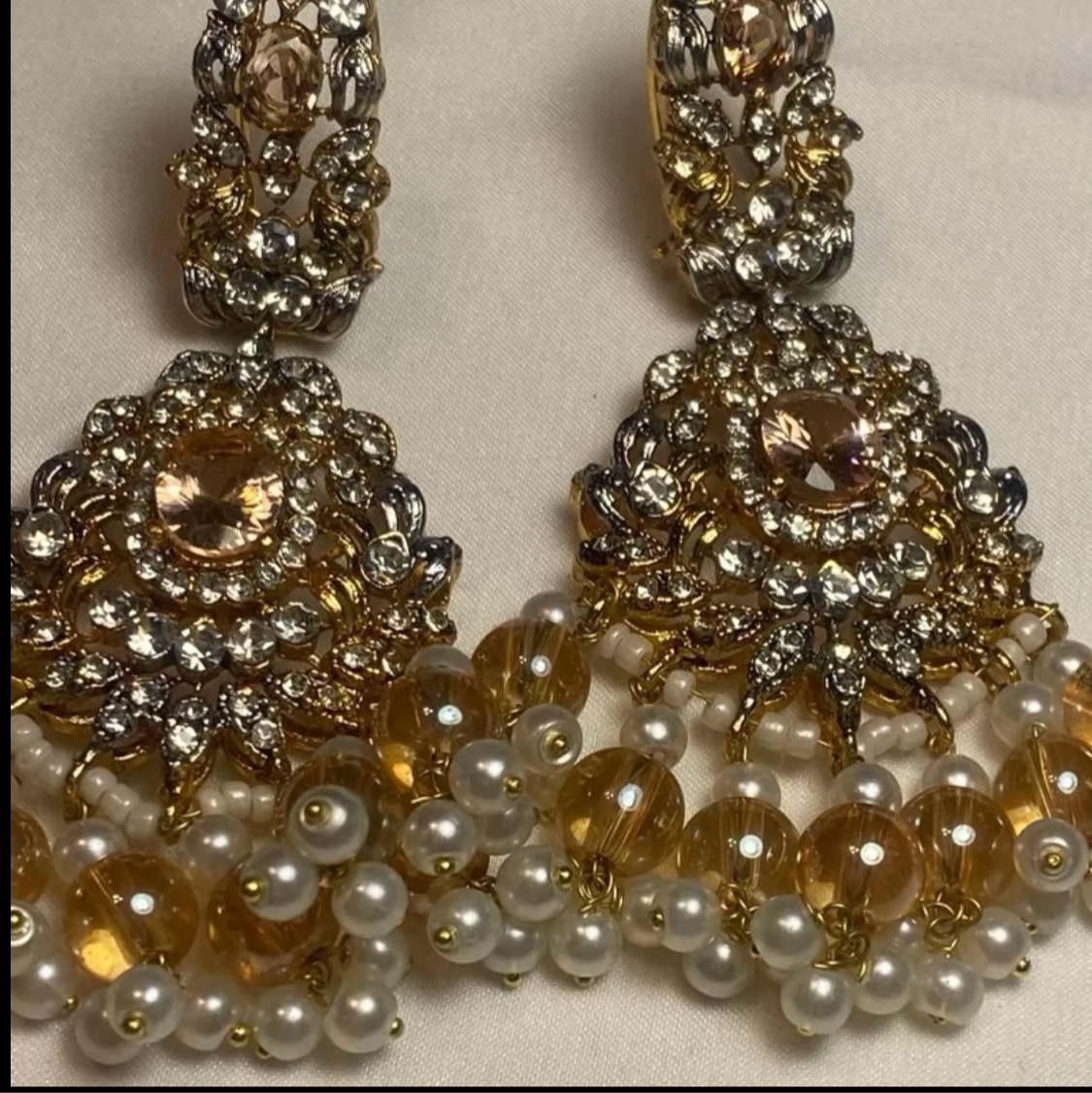 Naz Earrings in Gold Finish