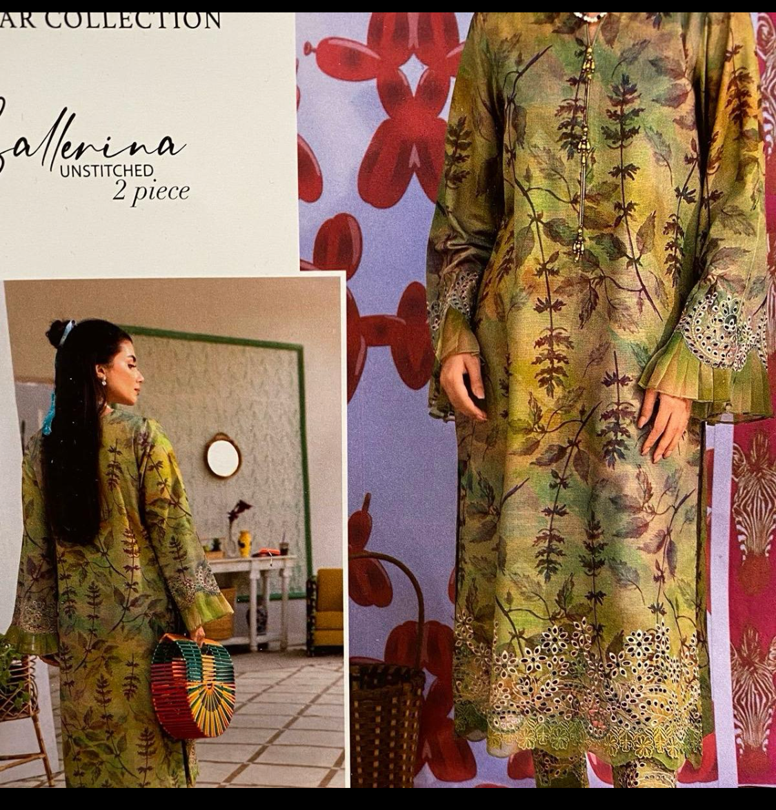 Nureh Khaddar 2 Piece Suit Unstitched