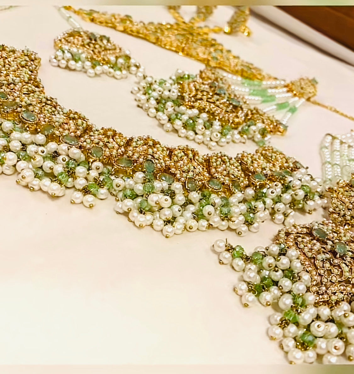Mint & Gold Bridal Set 4 Piece