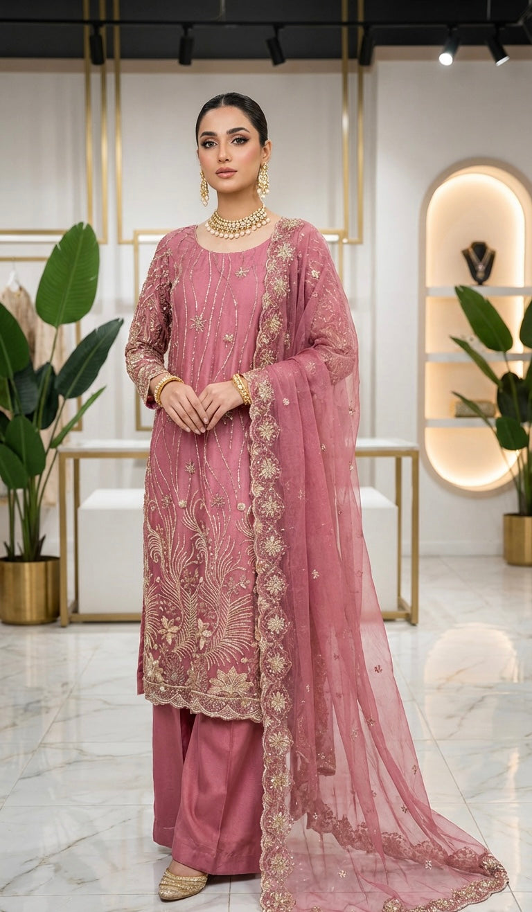 Cutdana Suit With Trousers
