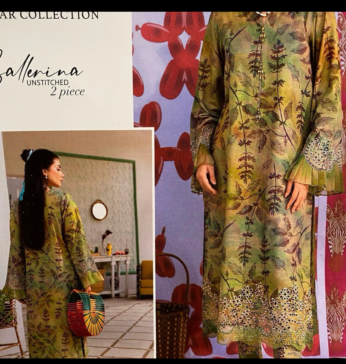 Nureh Khaddar 2 Piece Suit Unstitched