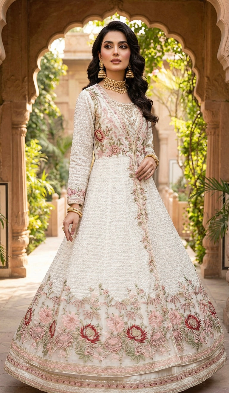 Flair Flower Gown White.