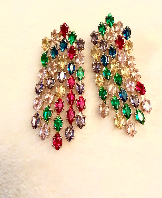 Multi Zircon Earrings