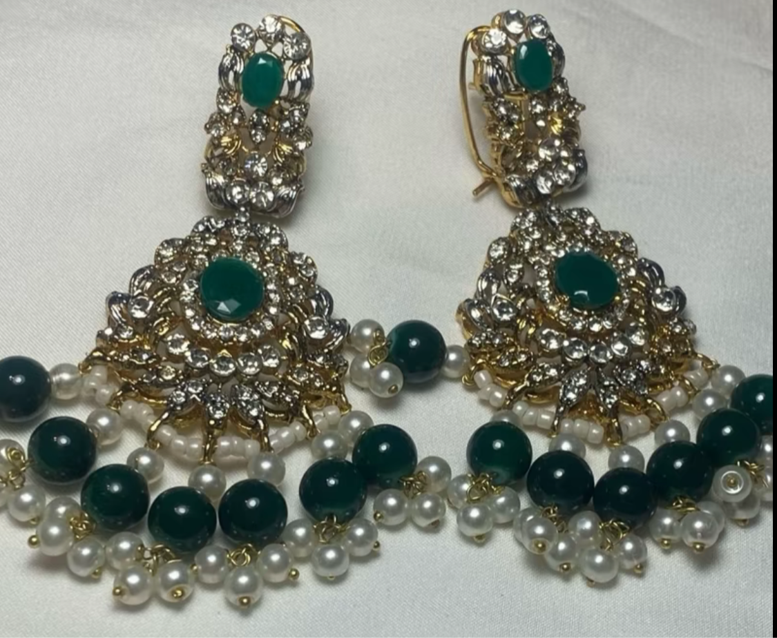 Naz Earrings in Gold Finish