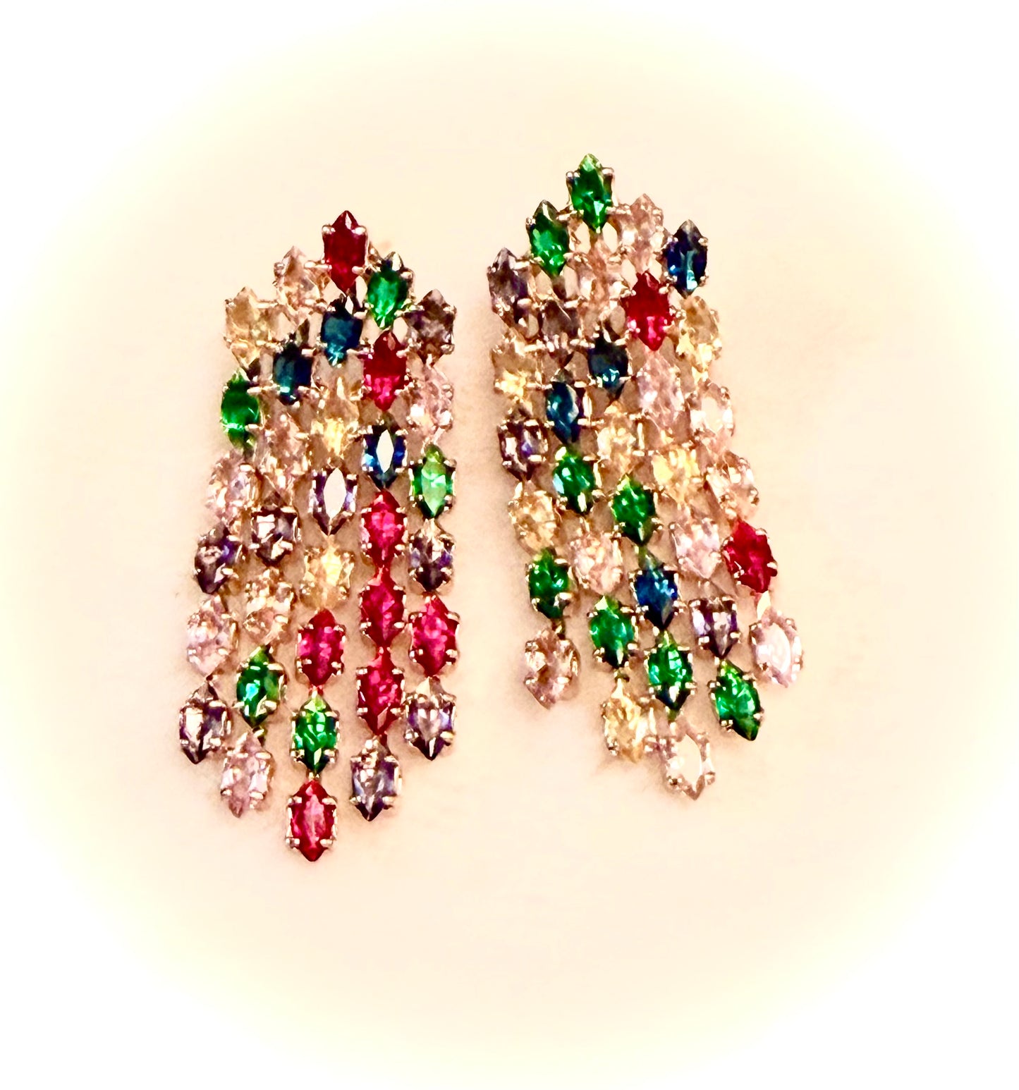 Multi Zircon Earrings