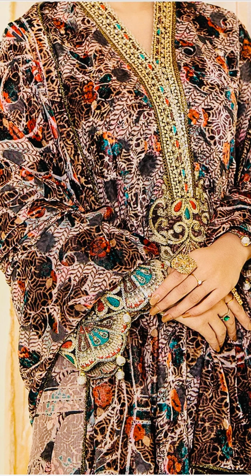 Adans Libas Palachi Suit & Shawl Unstitched