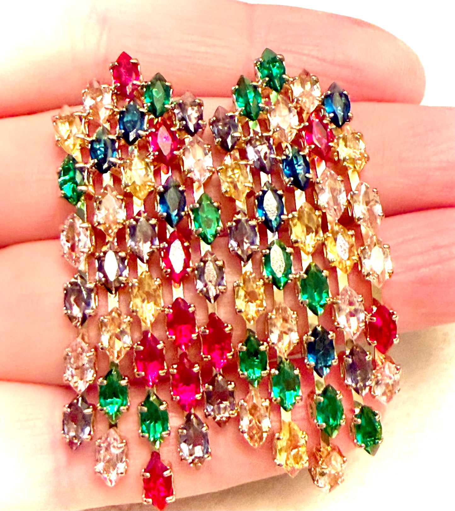 Multi Zircon Earrings