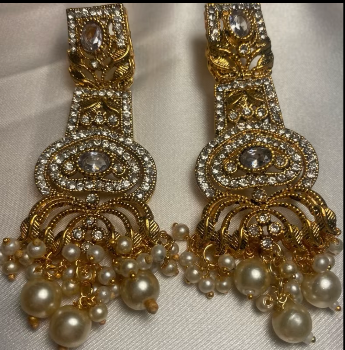 Alia Earrings in Gold Finish