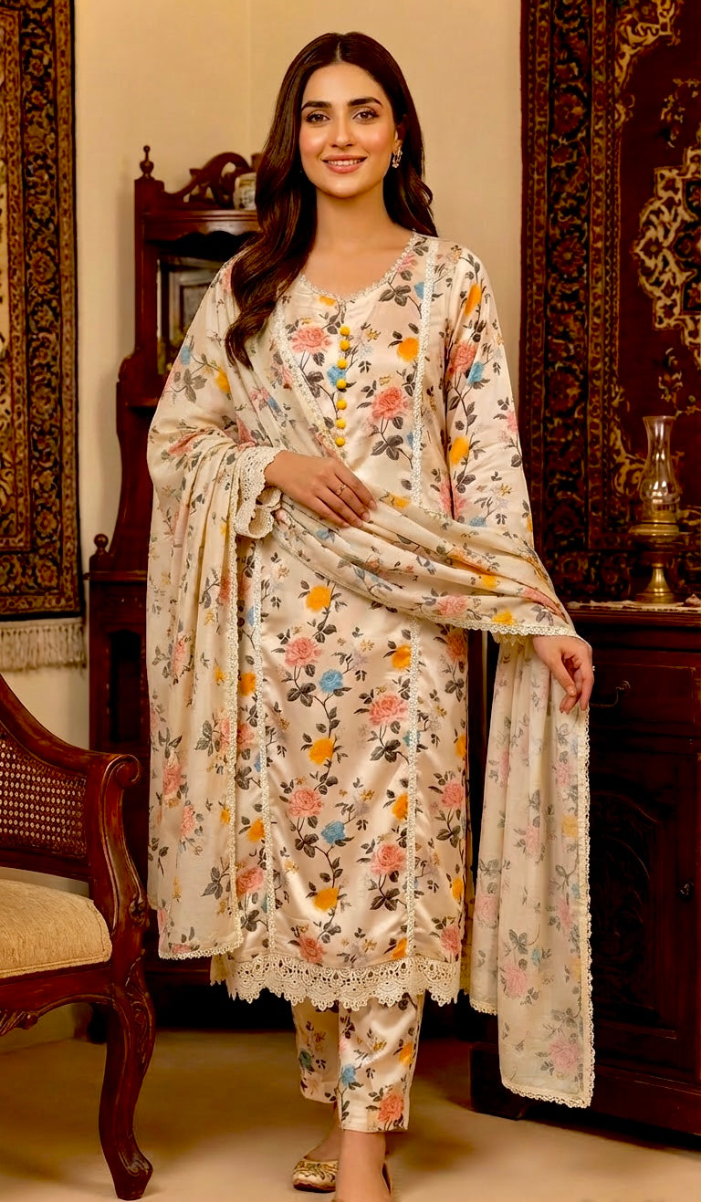 Silk Suit Yellow