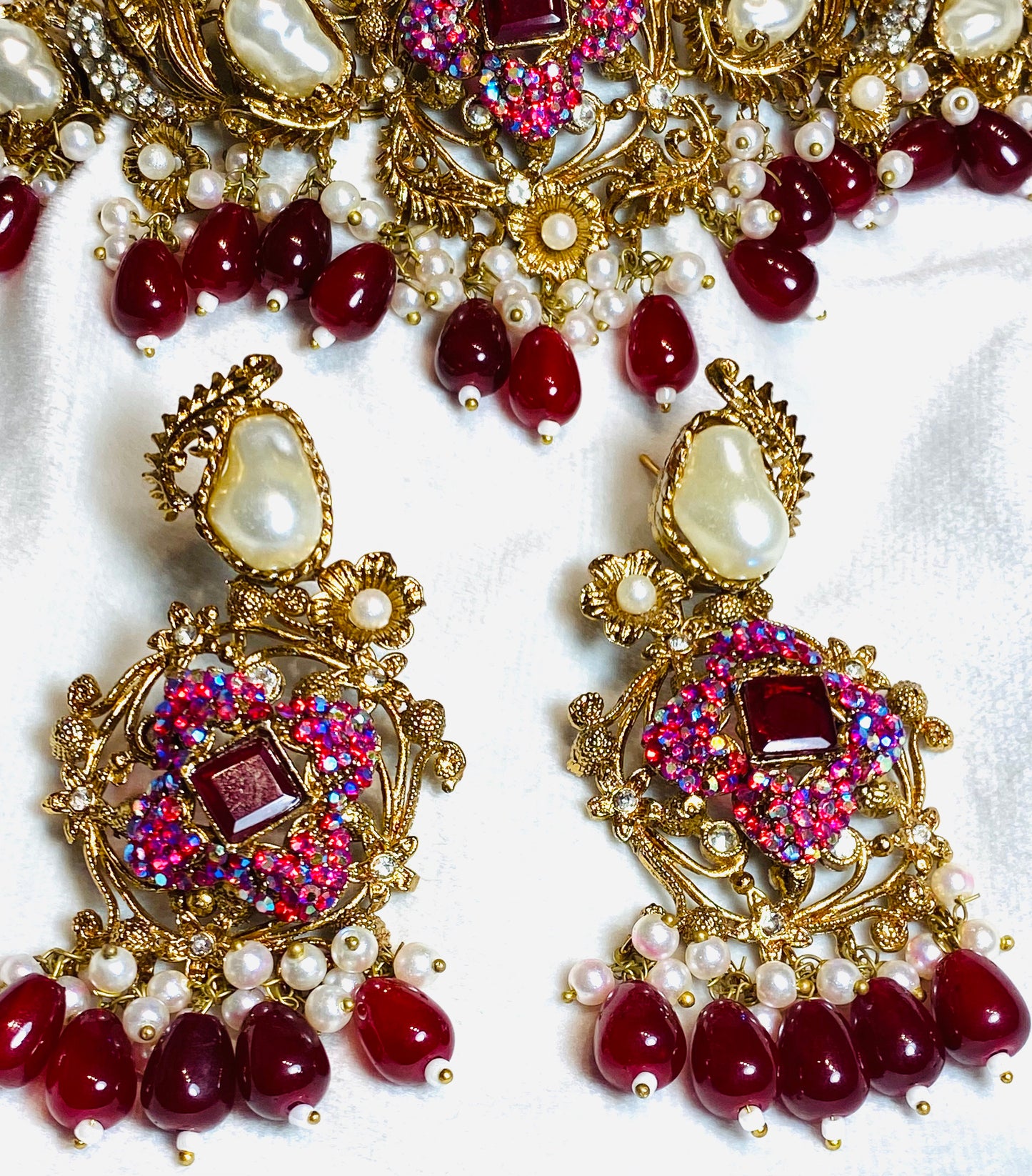 Parveen 3 Piece Set in Red