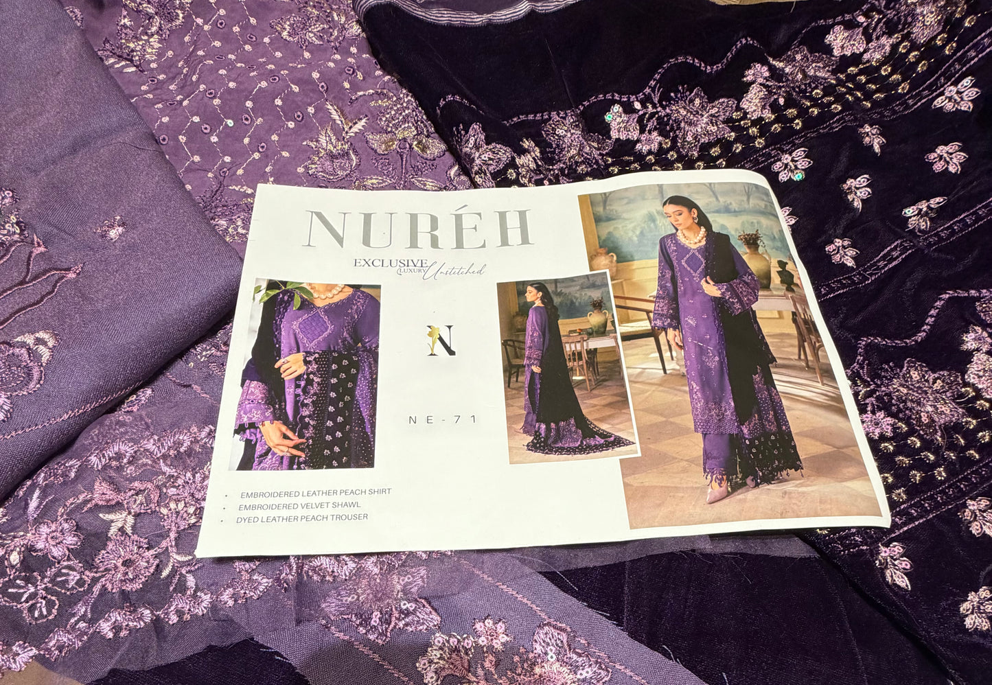 NUREH LUXURY UNSTITCHED