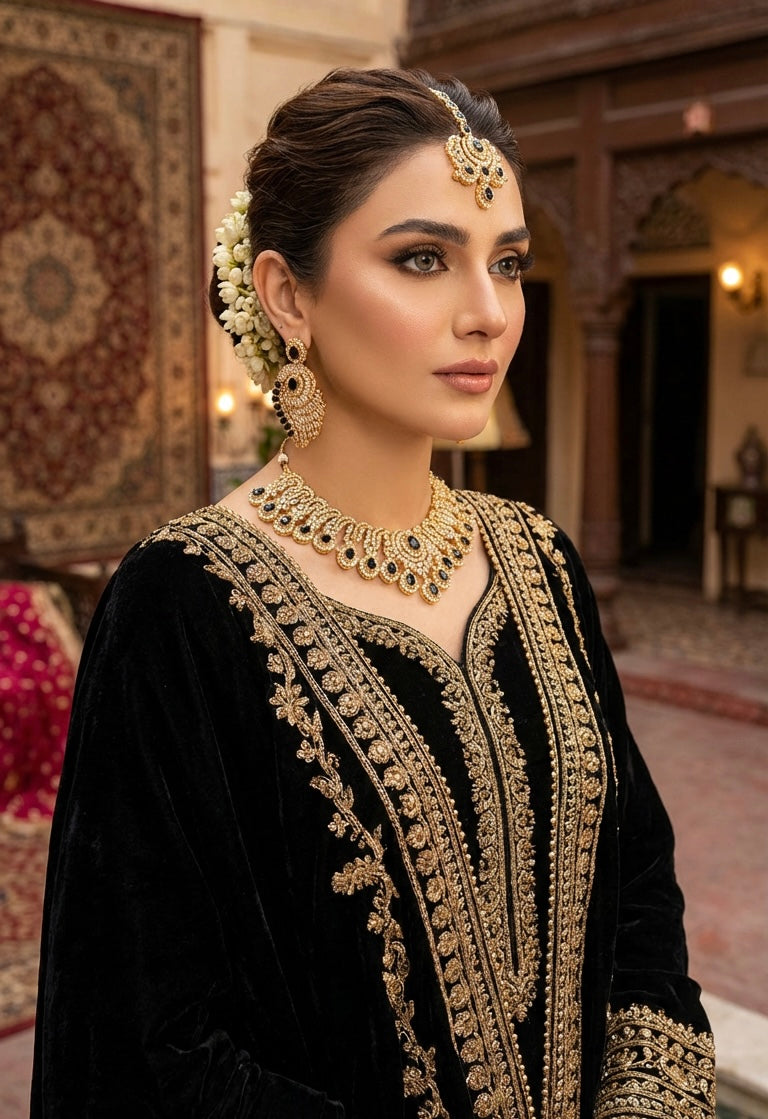 Malika 3 Piece Set Black