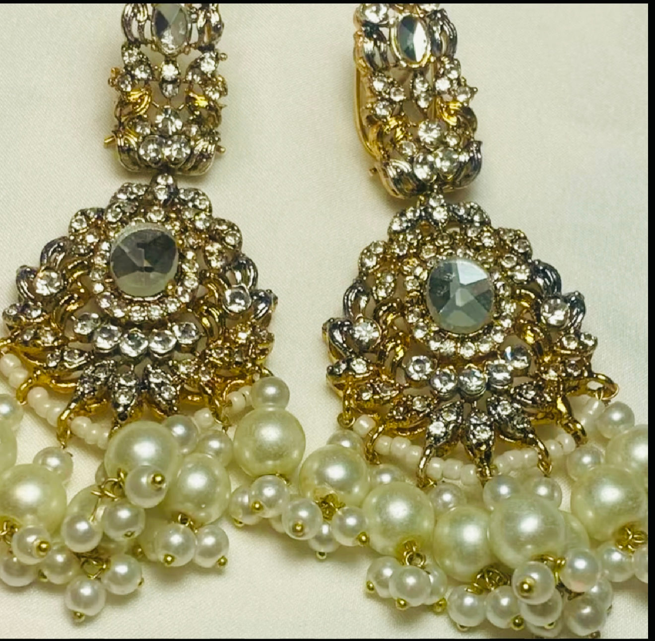 Naz Earrings in Gold Finish