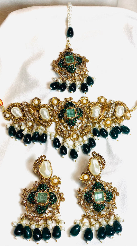 Parveen 3 Piece Set Green