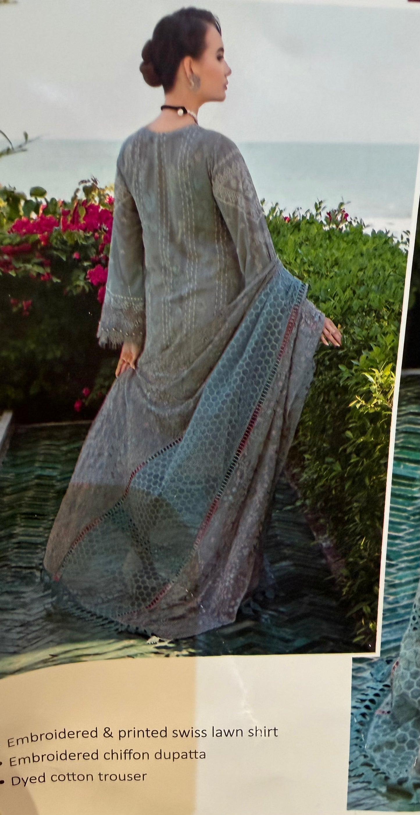 Nureh Swiss Lawn Unstitched