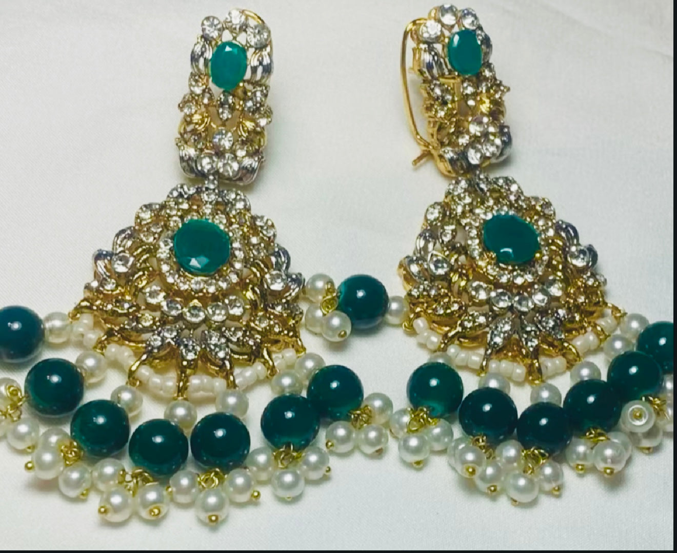 Naz Earrings in Gold Finish