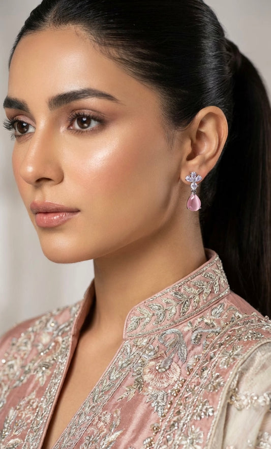AD Earrings - Pink
