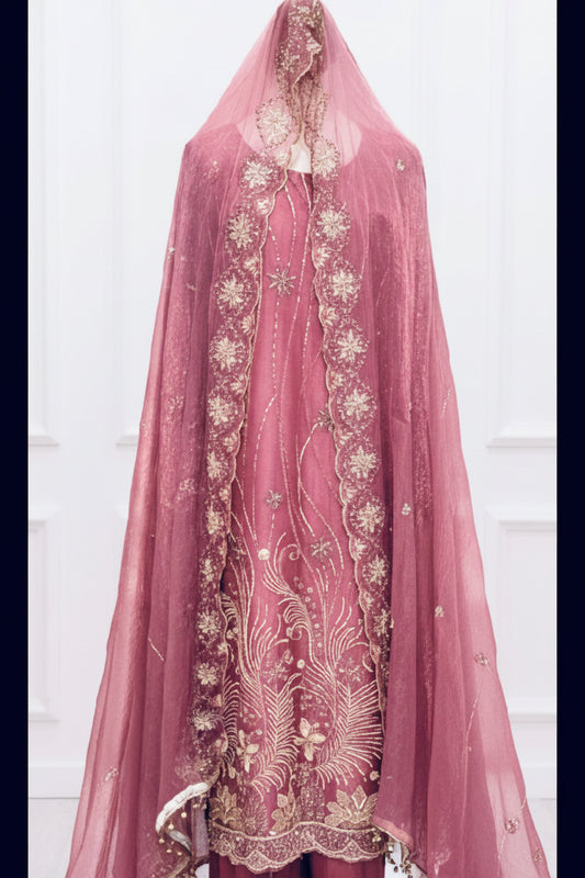 3 Piece Cutdana Suit Sharara 001