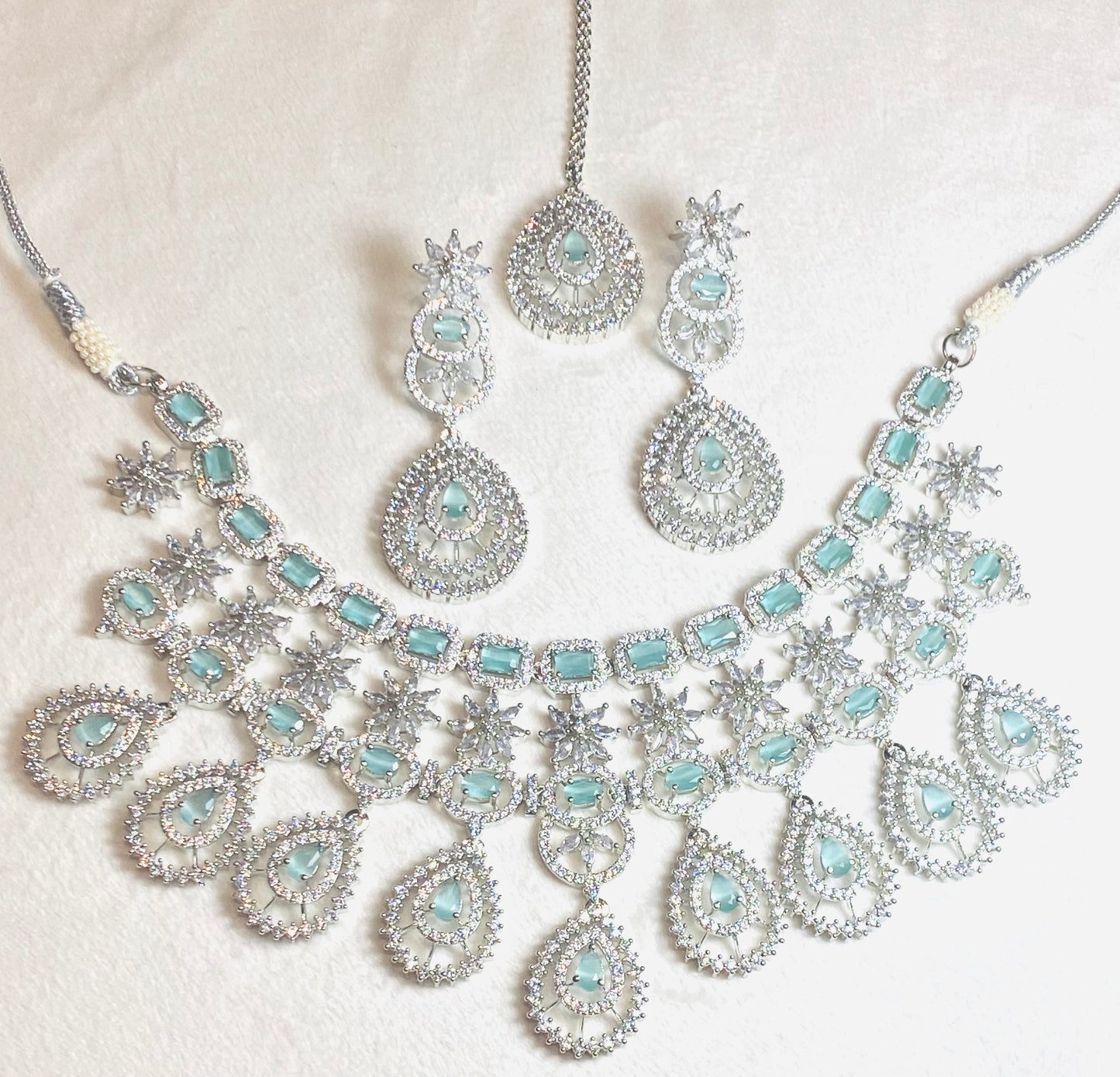 AD Large 3-Piece Set - Mint & Silver