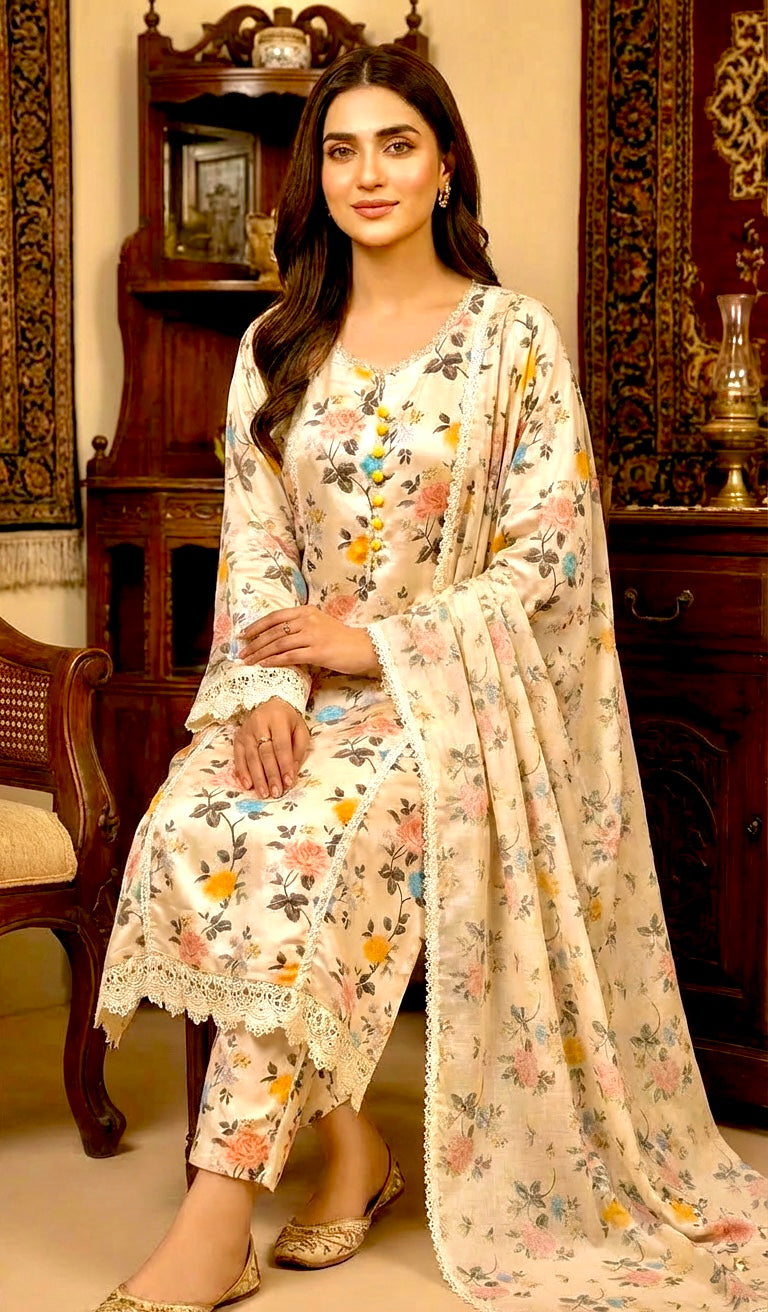 Silk Suit Yellow