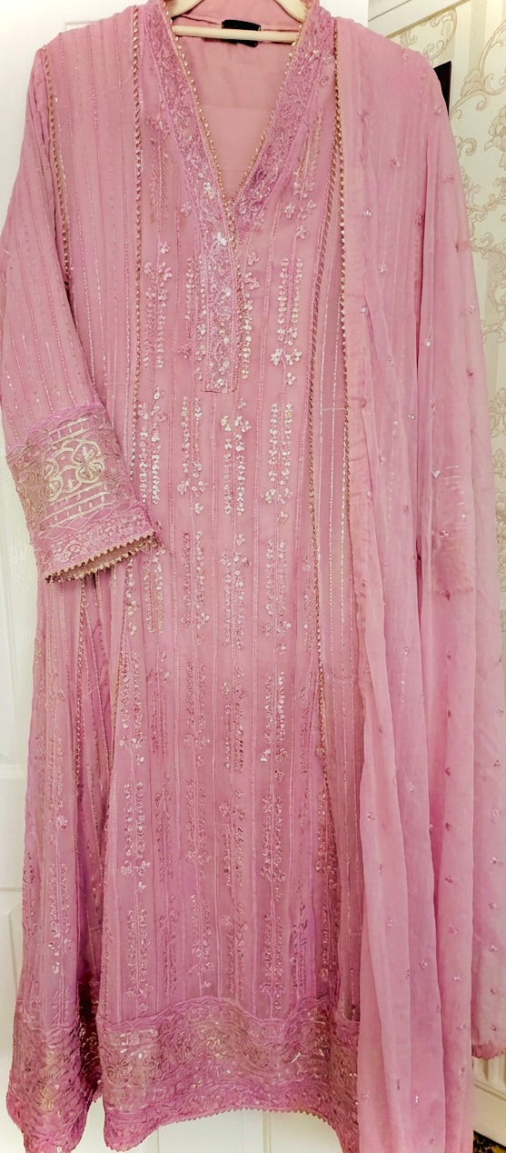 A Line long Length Outfit Lilac