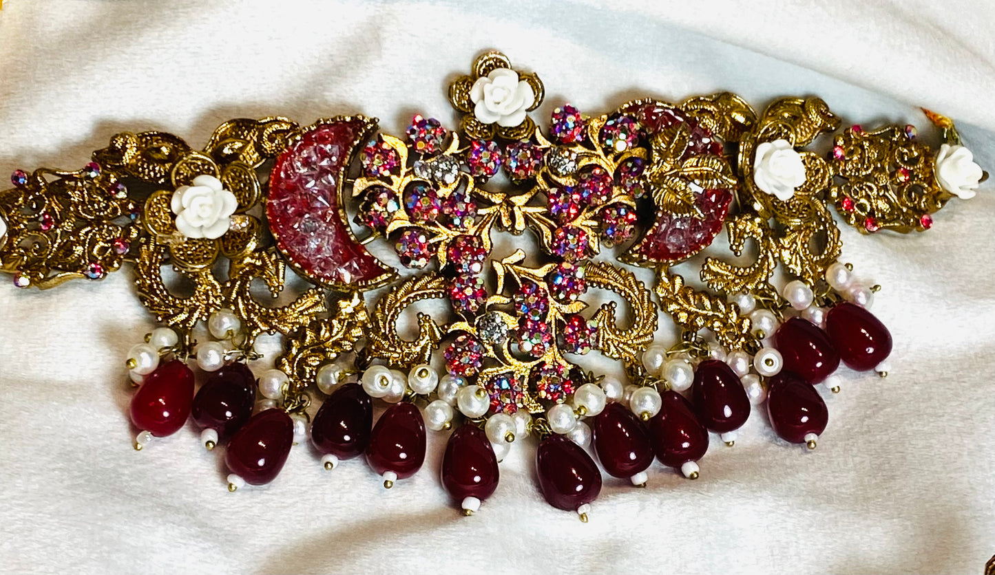 3 Piece Crush Set Red