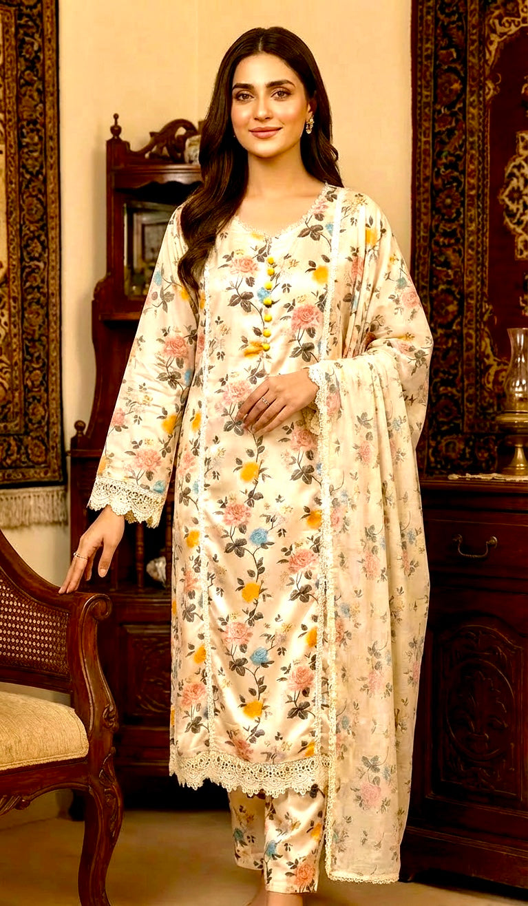 Silk Suit Yellow