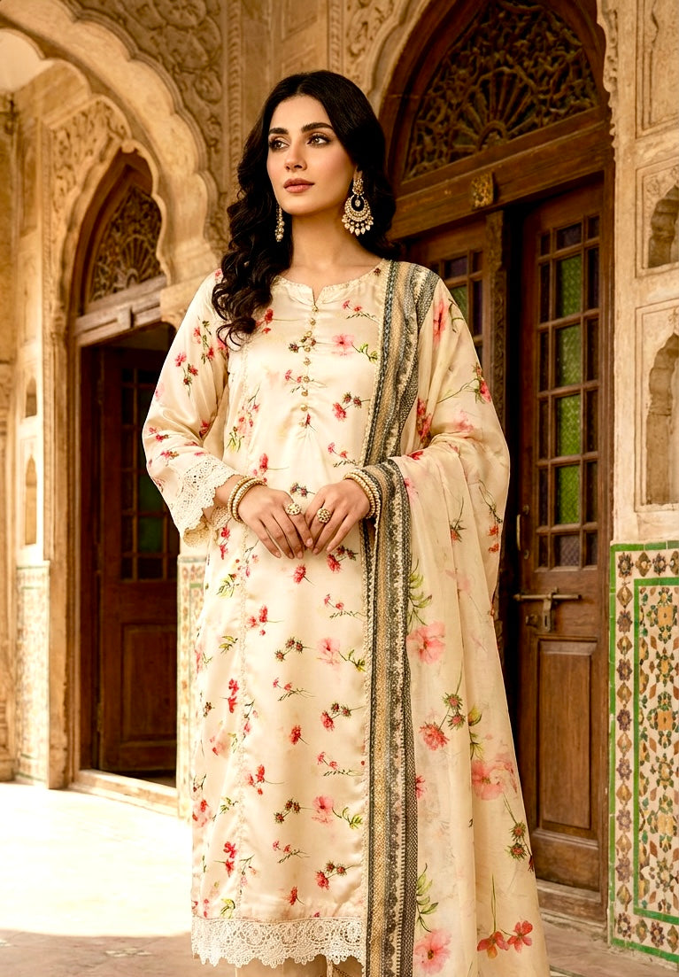 Silk Suit Poppy Cream