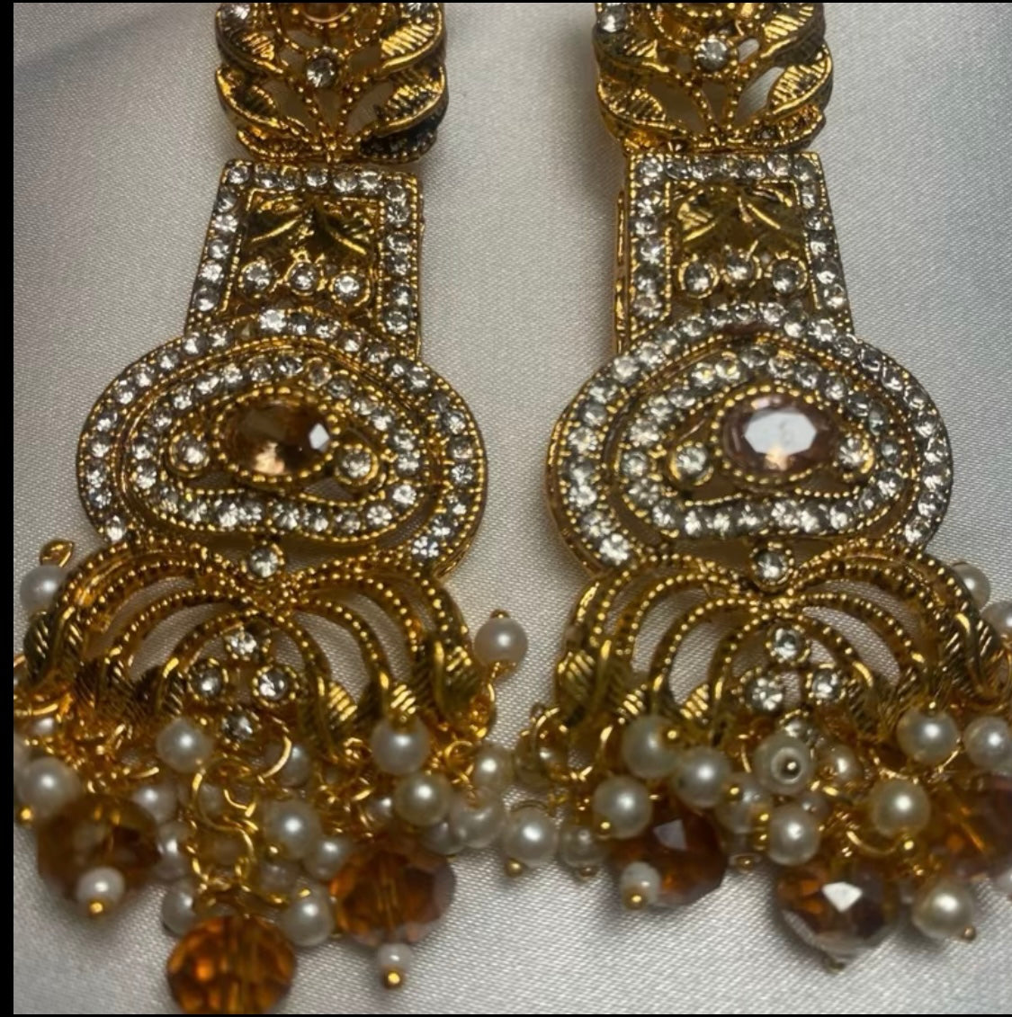 Alia Earrings in Gold Finish