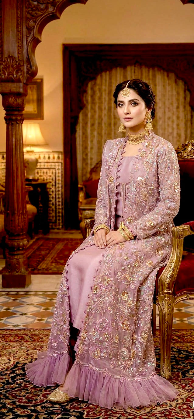 Lilac Cutdana Outfit