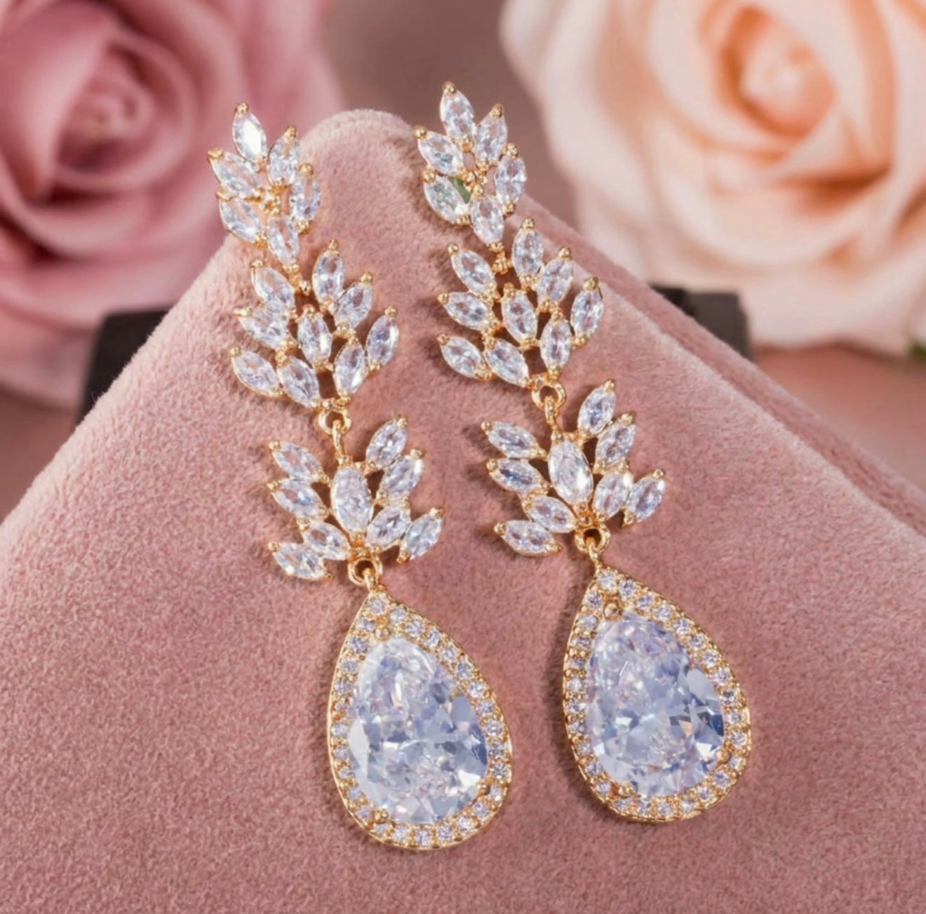 Gold Drop Earrings