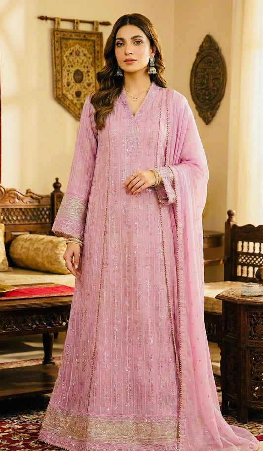 A Line long Length Outfit Lilac