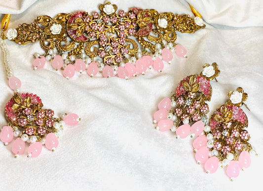 3 Piece Crush Set Pink