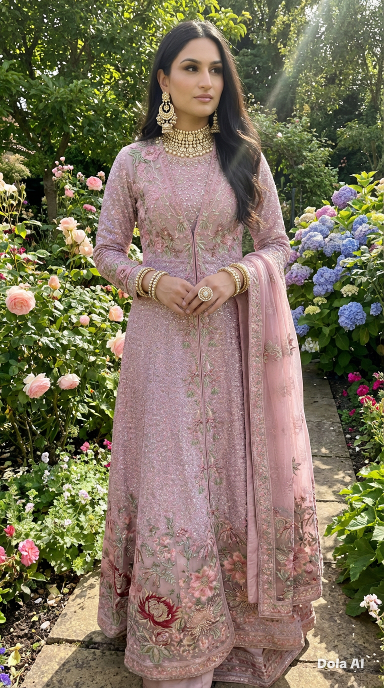 Flair Flower Gown Mauve