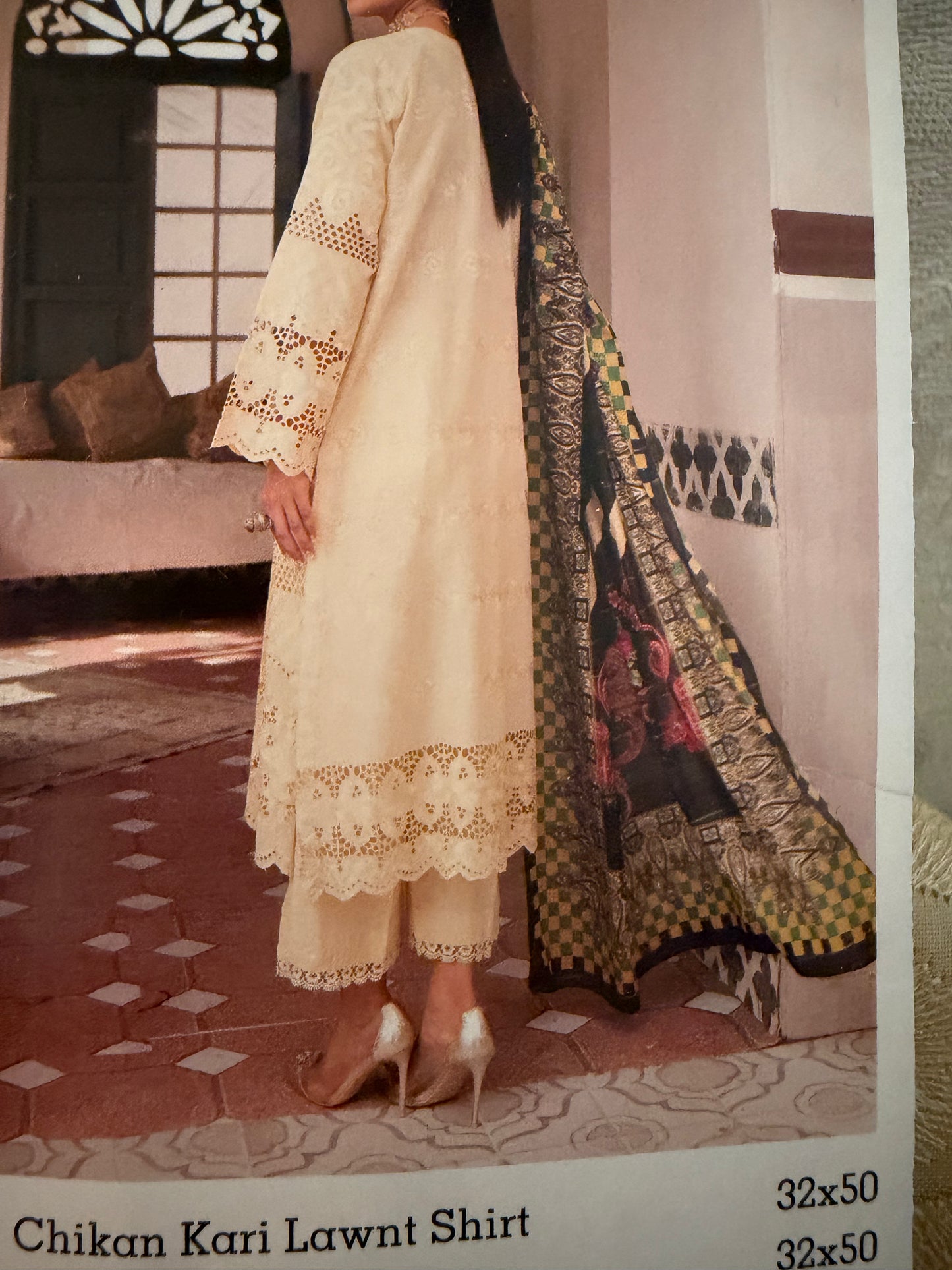 Johra Chikenkari Lawn Unstitched