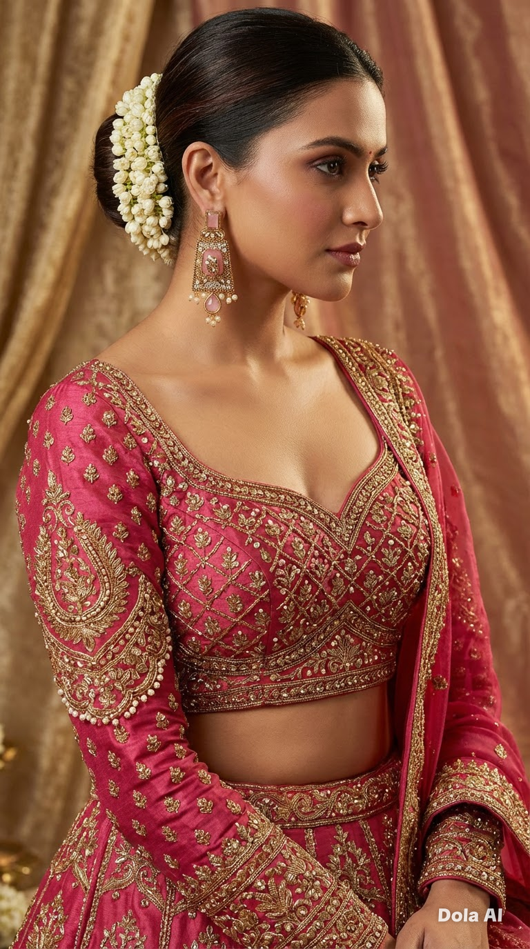 Ayesha Earrings in Gold Finish