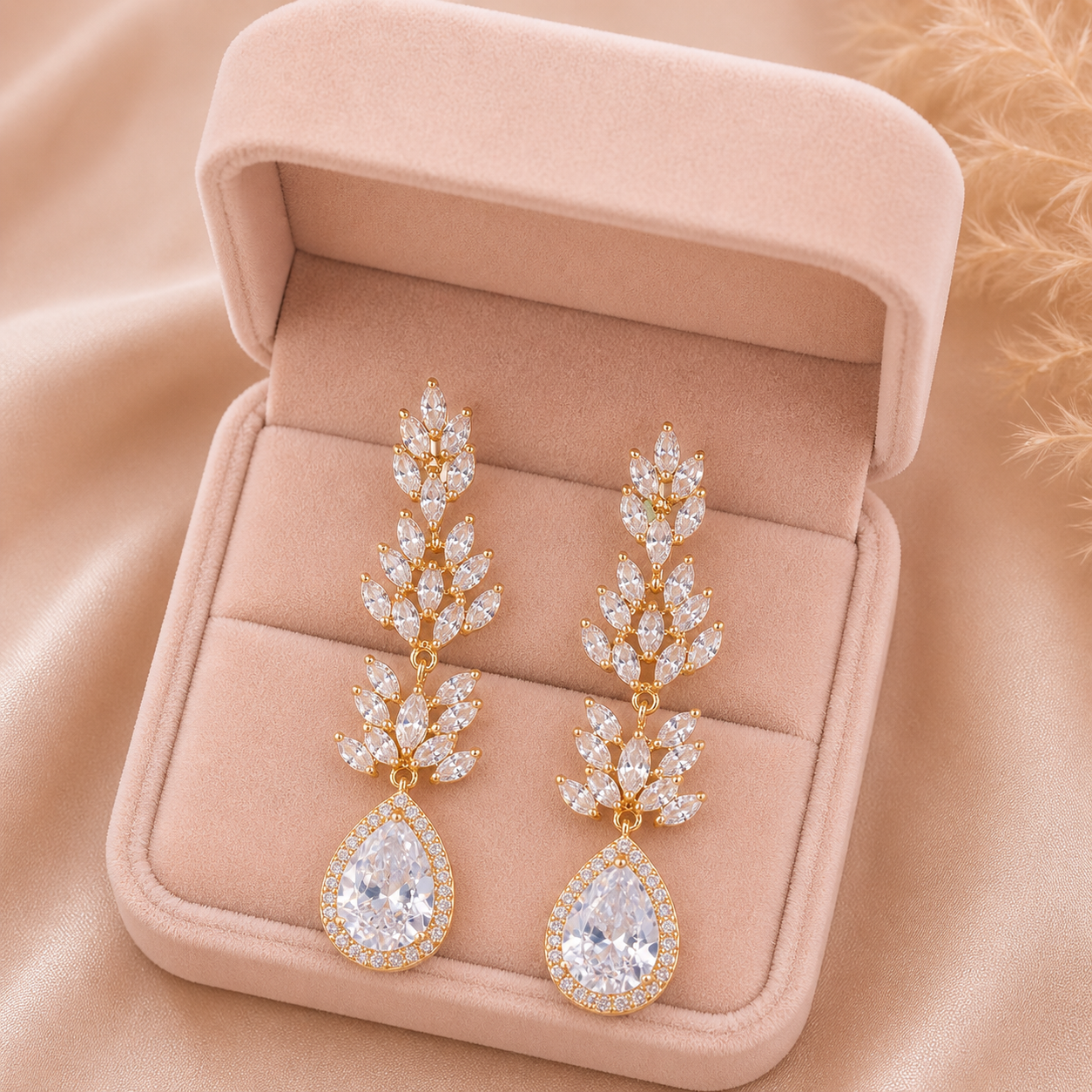 Gold Drop Earrings