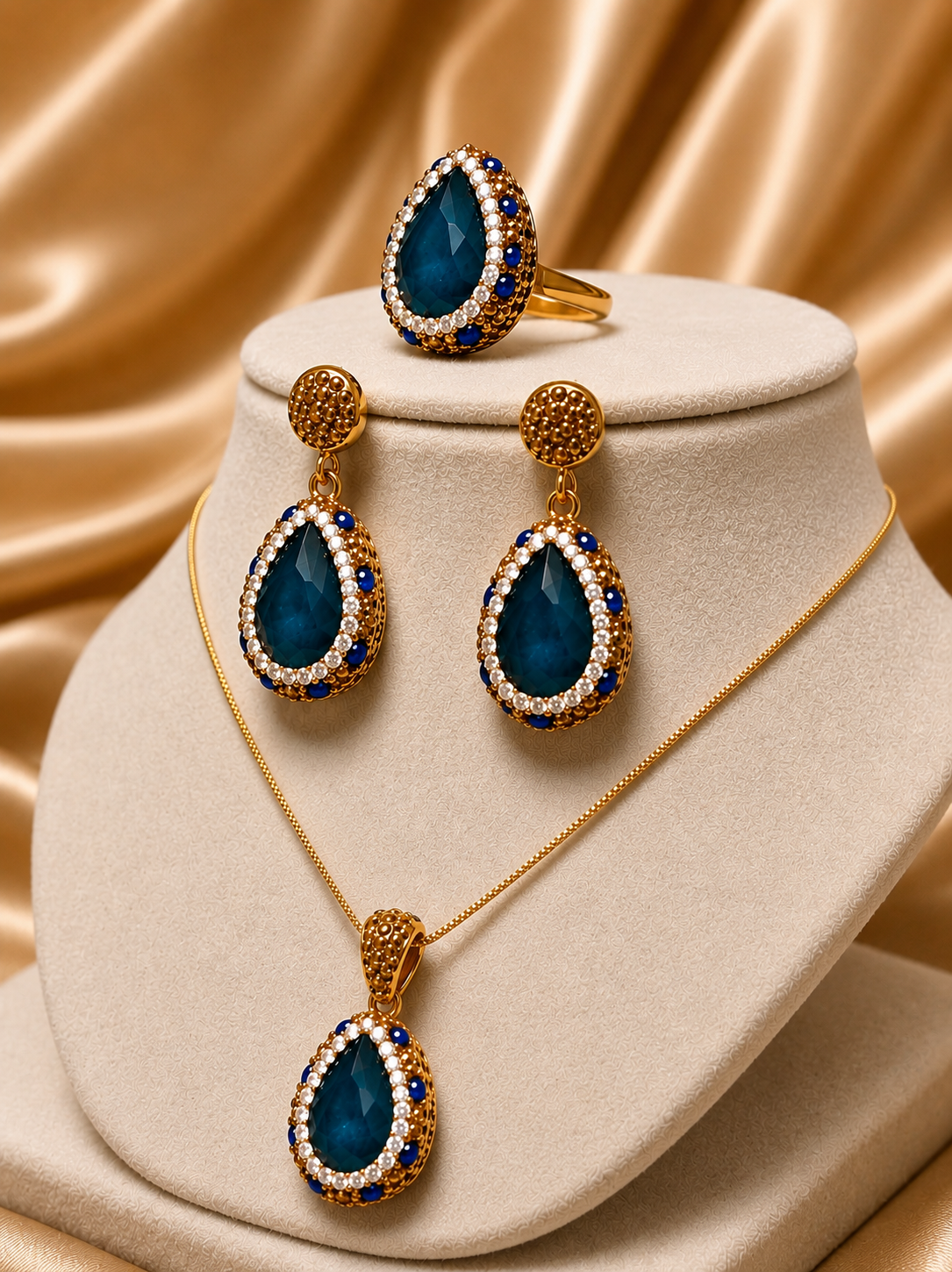 Jade 3 Piece Set Blue