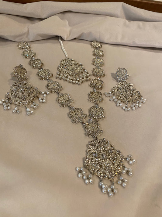 3 Piece Mala Set Silver