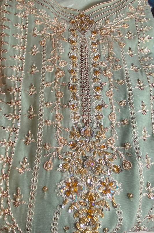 Chiffon 3 Piece Suit